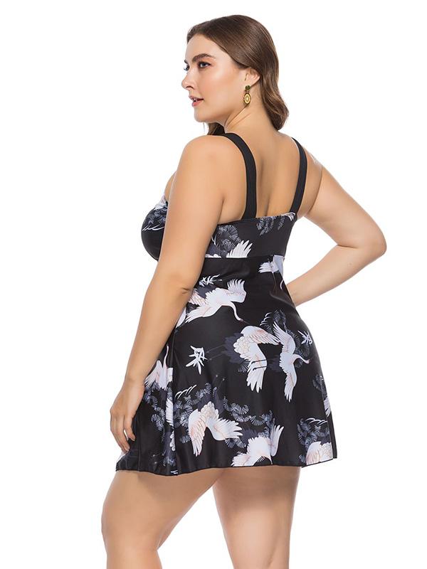 Printed Plus Size Tankinis Swimwear