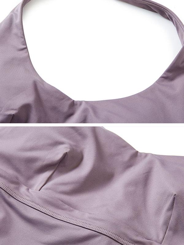 Sexy Backless Solid Yoga Jumpsuits