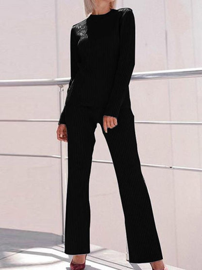 Fashion Knitting 4 Colors Suits