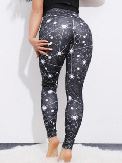 Fashion Printed Wrap Yoga Bottoms