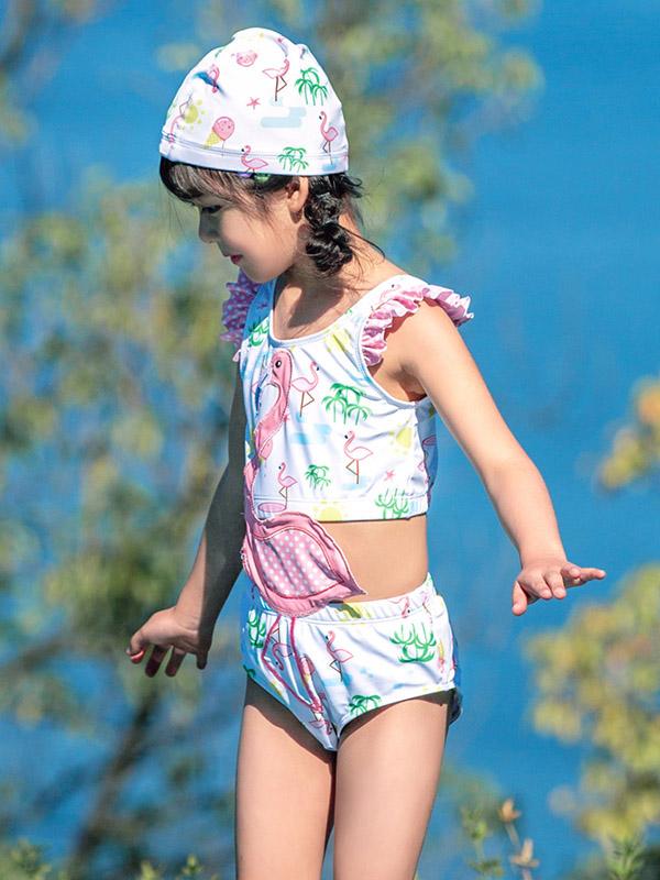 AONIHUA Flamingo Lovely Girl Swimwear