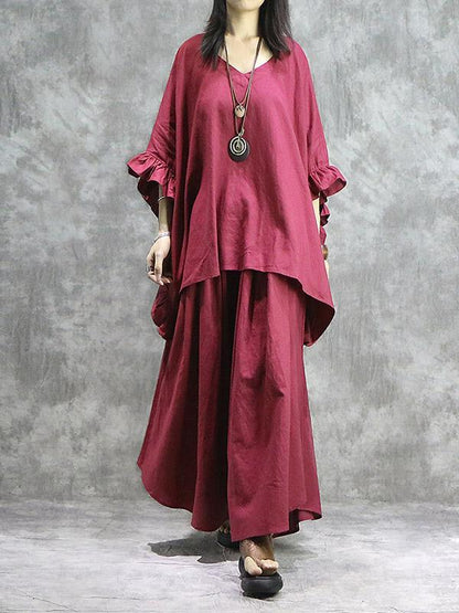 Oversize Batwing Sleeves Shirt
