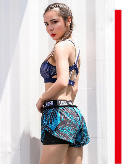 Perforated Mesh Sport Shorts