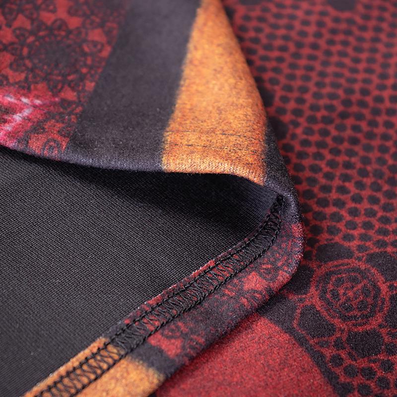 Buykud Casual Elegant Printed Soft Comfortable Dress