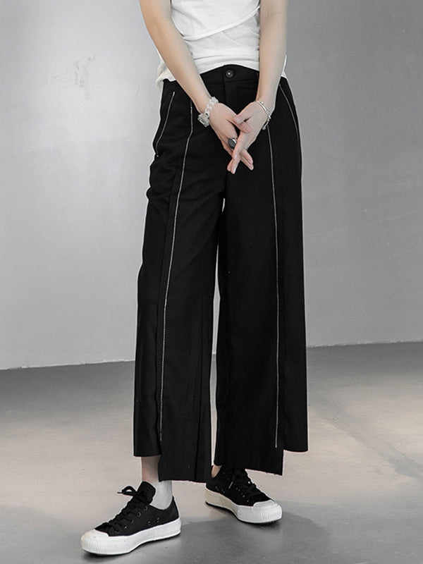 Stylish Asymmetric Loose Column Pants