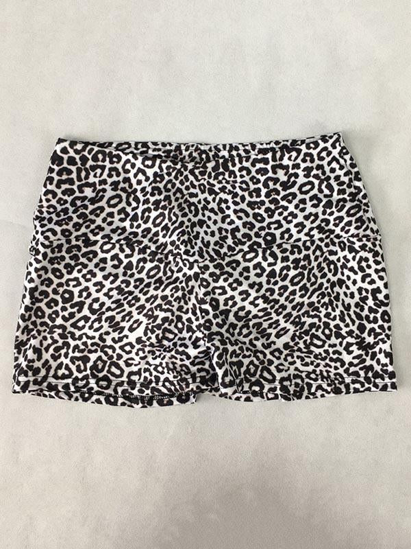 Leopard Printed Short Yoga Suits