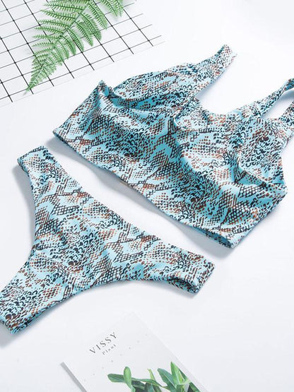 Snakeskin Sexy Bikinis Swimwear
