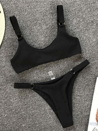 Solid Bohemia Sexy Bikinis Swimwear