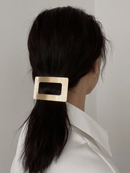 Original Simple Geometric Solid Color Hair Clips