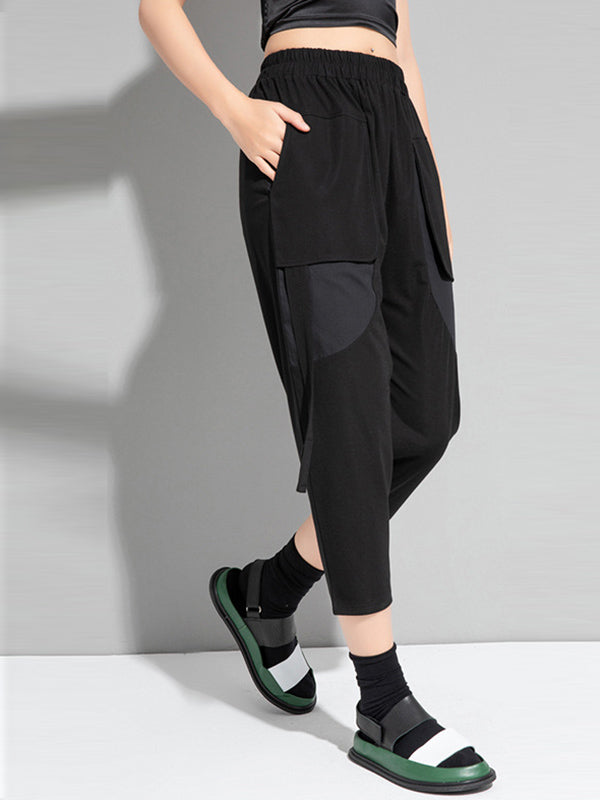 Casual Split-Joint Large Pocket Loose Pants
