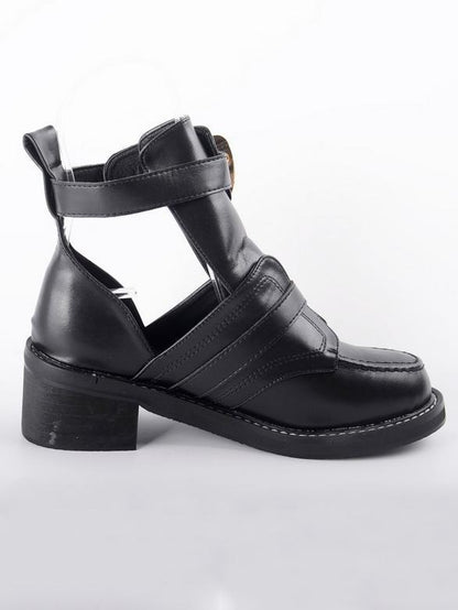Fashion Chunky Heel Sandals Boots