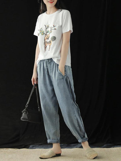 Simple Printed Comfortable T-shirt