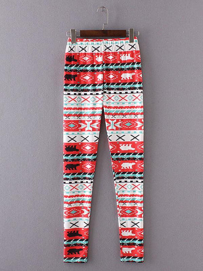 Floral Printed Pants Bottoms