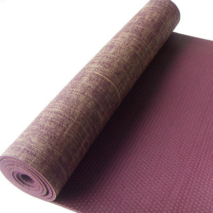 Flax Eco-Friendly Breathable Non-Slip Odorless Exercise Yoga Mats