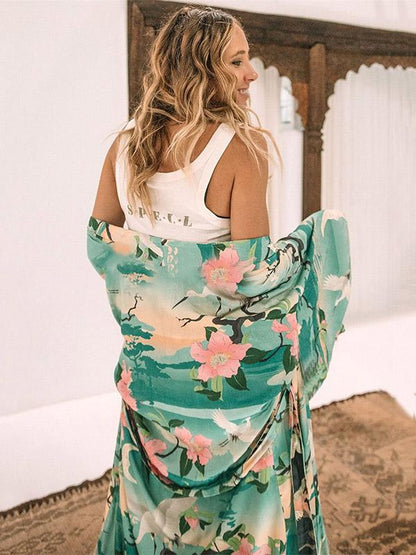 Japanese Style Loose Plus Size Cover-ups Swimwear