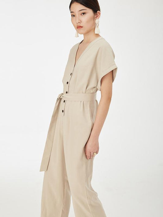 Original Solid Bandage Light Maturity Jumpsuits