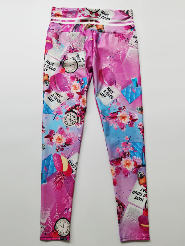 Yoga Printed  Fitness Leggings
