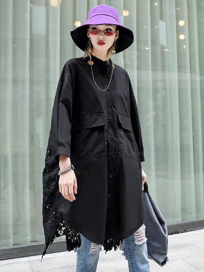 Loose Hollow Out Shirt