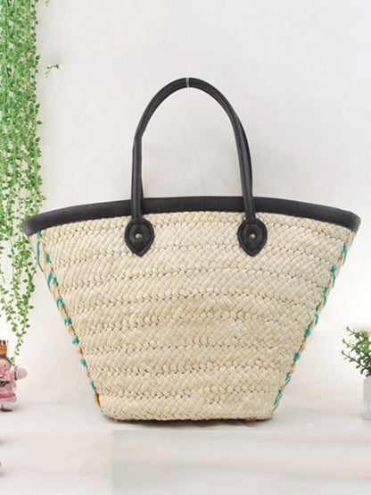 Bohemian Embroidered Woven Bag