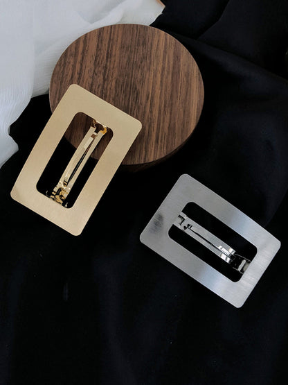Original Simple Geometric Solid Color Hair Clips