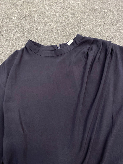 Stylish Asymmetric Round-Neck Solid Color Short Sleeves T-Shirt
