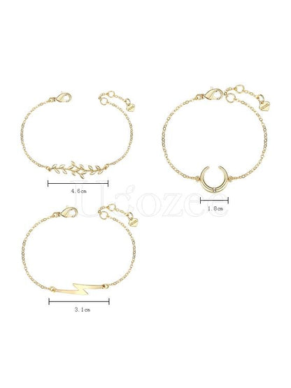 Original Moon Leaf Lightning Style Bracelet