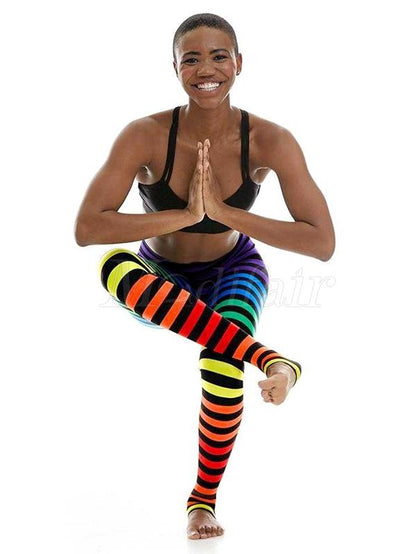 Rainbow Caterpillar Parent-child Leggings