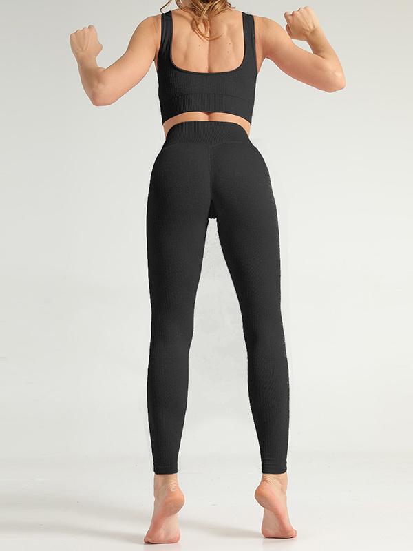Sexy Wrap Quick Dry Sports Bra Yoga Suits
