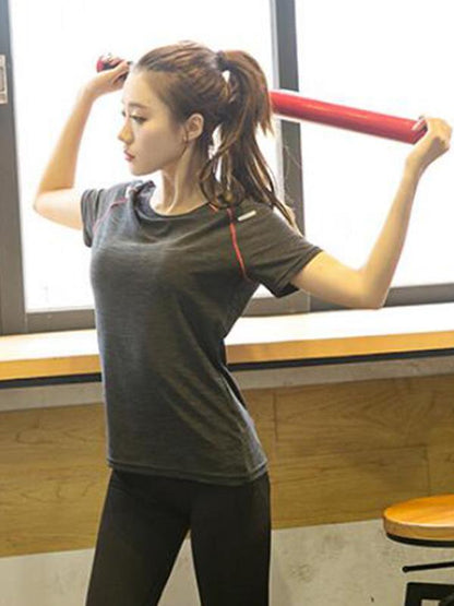 Short Sleeve Round Neck Sport Tees
