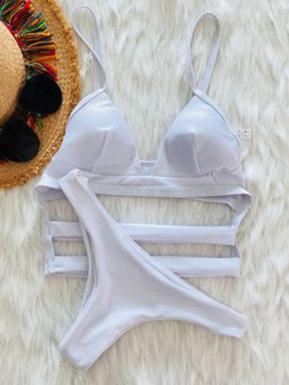 Sexy Solid Bikini Set