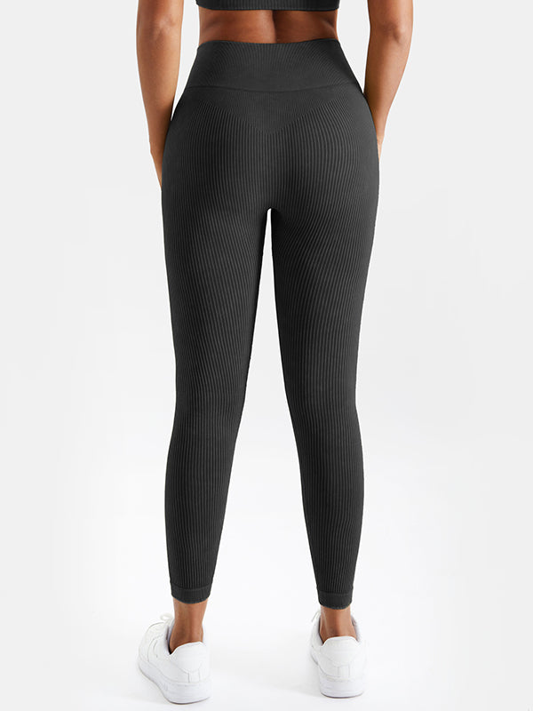 4 Colors Seamless Breathable High Waisted Sports Yoga Leggings