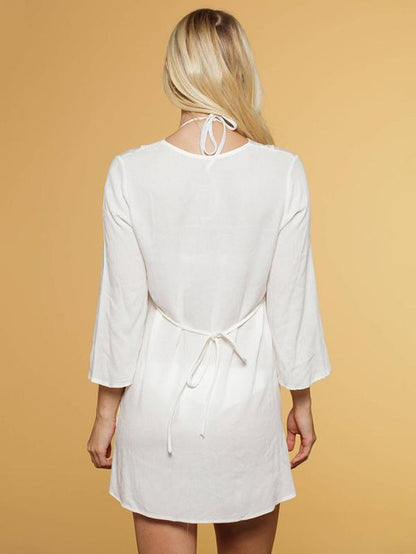 Fashion Hollow Bandage Cover-ups Swimwear
