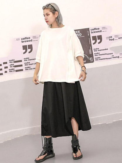 Loose Split-side T-shirt