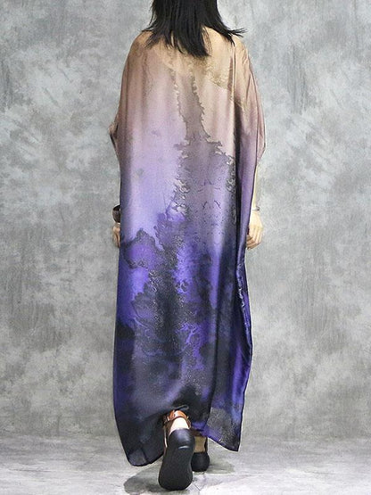 Loose National Printed 2-pieces Long Robe
