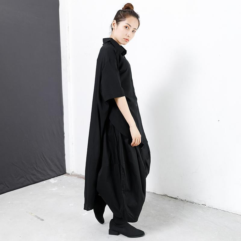 Double Layer Solid Color Personality Shirt