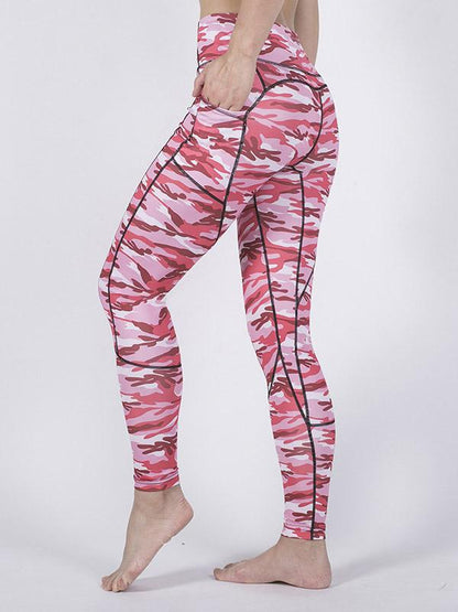 Camo Patchwork Yoga Leggings