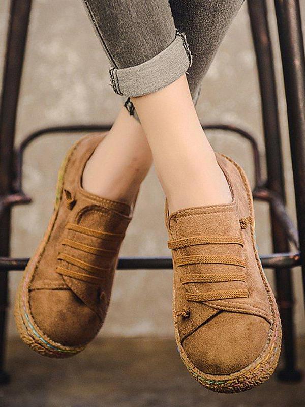 Vintage Slip-on Flats Shoes