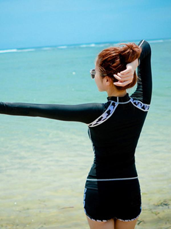 Long Sleeves Plus Size Tankinis