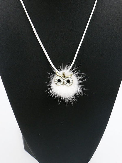 Cute 6 Colors Bohemia Owl Necklaces Accessories