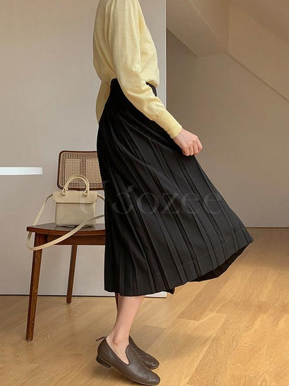 Casual Ruffled Empire Skirt
