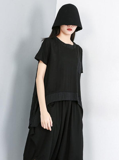 Asymmetric Split-joint T-Shirt