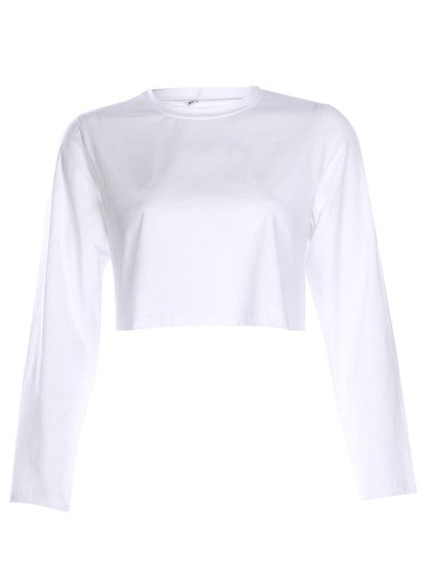 Simple Solid Loose Casual T-Shirt