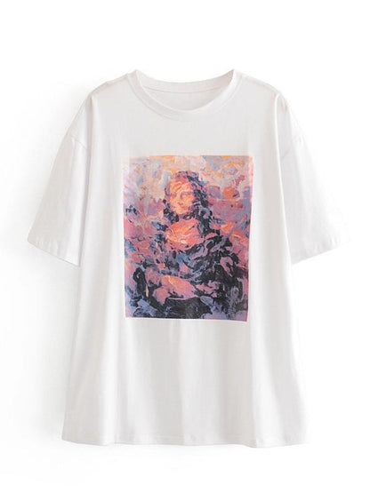 Printed Loose Casual Tees