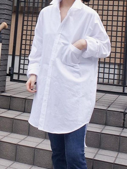 Loose Comfortable BF White Shirt
