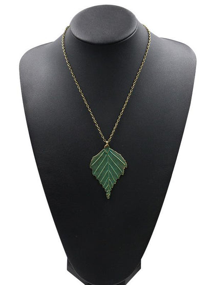Vintage Leaf Alloy Necklaces Accessories
