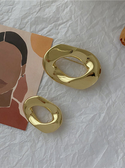 Original Simple Chic Geometric Solid Color Brooch