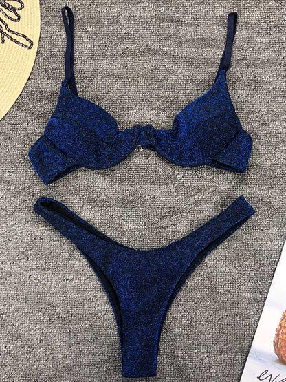 Sexy Flashy Fabrics Bikini