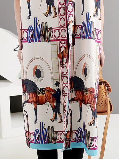 High-low Short Sleeves Backless Shirt