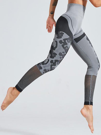 Camouflage Seamless Lift Hip Legging