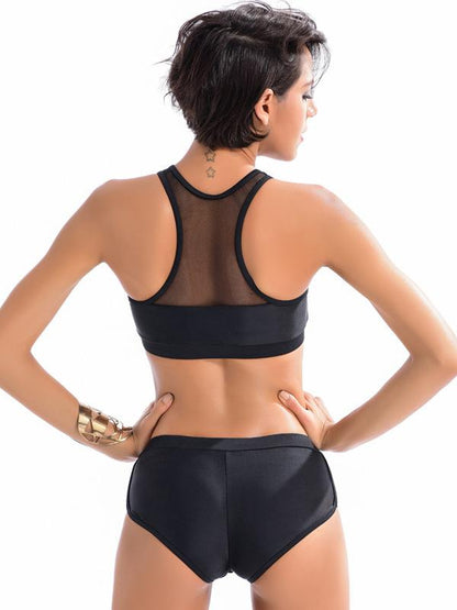 Black Triangle Bikinis Swimwear